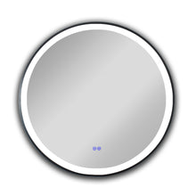 Load image into Gallery viewer, RADIANCE goods Embedded Round TouchScreen LED Mirror 3000-6000K 24"