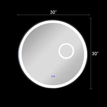 Load image into Gallery viewer, RADIANCE goods Embedded LED Mirror 6000K Daylight White 30"