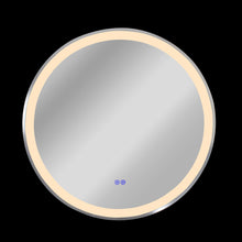 Load image into Gallery viewer, RADIANCE goods Embedded Round TouchScreen LED Mirror 3000-6000K 24"
