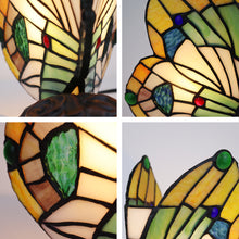 Load image into Gallery viewer, RADIANCE goods Tiffany-Style 1 Light Butterfly Accent Table Lamp 10" Tall