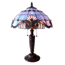 Load image into Gallery viewer, RADIANCE goods Tiffany-Style 2 Light Victorian Table Lamp 14.5" Shade
