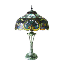 Load image into Gallery viewer, RADIANCE goods Tiffany-Style 2 Light Victorian Table Lamp 17" Shade