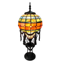 Load image into Gallery viewer, RADIANCE goods Tiffany-Style 1 Light Hot-Air-Balloon Table Lamp 11" Shade