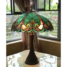 Load image into Gallery viewer, RADIANCE goods Tiffany-Style 2 Light Victorian Table Lamp 16" Shade