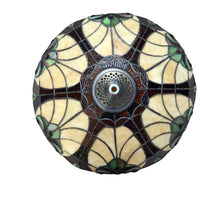 Load image into Gallery viewer, RADIANCE goods Victorian-Style Antique Dark Bronze 3 Light Double Lit Table Lamp 16" Wide