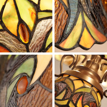 Load image into Gallery viewer, RADIANCE goods Victorian-Style Antique Dark Bronze 3 Light Double Lit Table Lamp 16" Wide