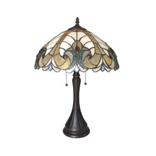 Load image into Gallery viewer, RADIANCE goods Tiffany-Style 2 Light Victorian Table Lamp 16" Shade