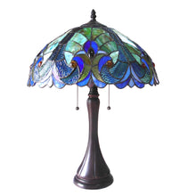 Load image into Gallery viewer, RADIANCE goods Tiffany-Style 2 Light Victorian Table Lamp 16" Shade