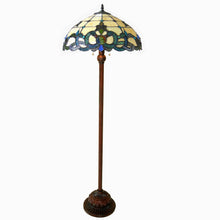 Load image into Gallery viewer, RADIANCE goods Victorian 2 Light Floor Lamp 18" Shade