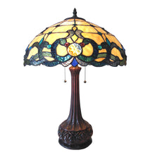 Load image into Gallery viewer, RADIANCE goods Tiffany-Style 2 Light Victorian Table Lamp 18" Shade