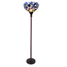 Load image into Gallery viewer, RADIANCE goods Iris 1 Light Torchiere Floor Lamp 14.5" Shade