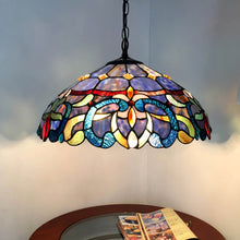 Load image into Gallery viewer, RADIANCE goods Victorian Style 2 Light Inverted Ceiling Pendant 18" Shade