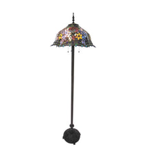 Load image into Gallery viewer, RADIANCE goods Floral 3 Light Floor Lamp 20" Shade