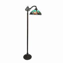 Load image into Gallery viewer, RADIANCE goods Victorian 1 Light Reading Floor Lamp 13" Shade