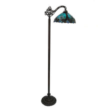 Load image into Gallery viewer, RADIANCE goods Victorian 1 Light Reading Floor Lamp 13" Shade