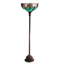 Load image into Gallery viewer, RADIANCE goods Victorian 1 Light Torchiere Floor Lamp 15" Shade