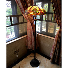 Load image into Gallery viewer, RADIANCE goods Victorian 2 Light Floor Lamp 18" Shade
