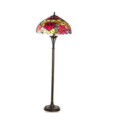 Load image into Gallery viewer, RADIANCE goods Floral 2 Light Floor Lamp 18" Shade