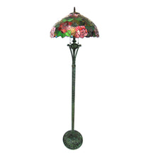 Load image into Gallery viewer, RADIANCE goods Floral 2 Light Floor Lamp 18" Shade