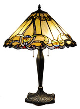 Load image into Gallery viewer, RADIANCE goods Tiffany-Style 2 Light Victorian Table Lamp 18" Shade