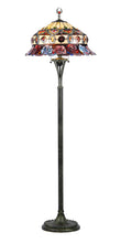 Load image into Gallery viewer, RADIANCE goods Floral 3 Light Floor Lamp 20" Shade