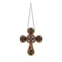 Load image into Gallery viewer, RADIANCE goods Victorian-Style Tiffany-style Stained Glass Window Panel 20" Tall