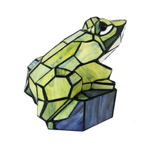 Load image into Gallery viewer, RADIANCE goods Tiffany-Style Animal Stained Glass Accent Lamp 9.5" Tall