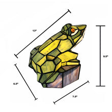 Load image into Gallery viewer, RADIANCE goods Tiffany-Style Animal Stained Glass Accent Lamp 9.5" Tall
