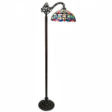 Load image into Gallery viewer, RADIANCE goods Victorian 1 Light Reading Floor Lamp 13" Shade