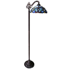 Load image into Gallery viewer, RADIANCE goods Victorian 1 Light Reading Floor Lamp 13" Shade
