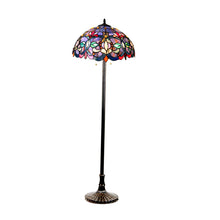 Load image into Gallery viewer, RADIANCE goods Victorian 2 Light Floor Lamp 18" Shade