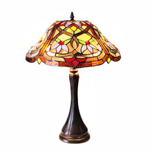 Load image into Gallery viewer, RADIANCE goods Tiffany-Style 2 Light Victorian Table Lamp 22" Height