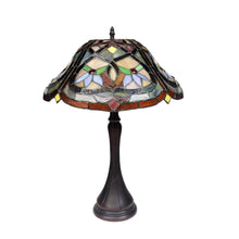 Load image into Gallery viewer, RADIANCE goods Tiffany-Style 2 Light Victorian Table Lamp 22" Height