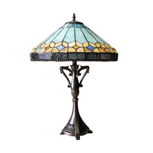 Load image into Gallery viewer, RADIANCE goods Tiffany-Style 2 Light Mission Table Lamp 25" Height