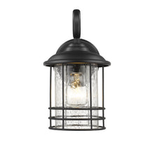 Load image into Gallery viewer, RADIANCE goods Transitional 1 Light Black Outdoor Wall Sconce 10" Height, 2-pack