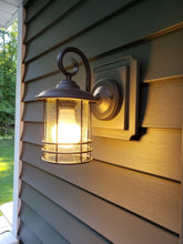 Load image into Gallery viewer, RADIANCE goods Transitional 1 Light Rubbed Bronze Outdoor Wall Sconce 10" Height, 2-pack