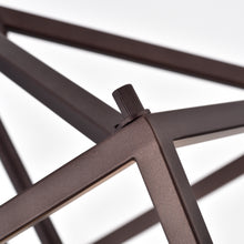 Load image into Gallery viewer, RADIANCE goods Industrial 4 Light Bronze Inverted Ceiling Pendant 12" Wide