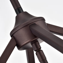 Load image into Gallery viewer, RADIANCE goods Industrial 4 Light Bronze Inverted Ceiling Pendant 16" Wide