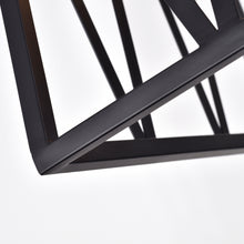 Load image into Gallery viewer, RADIANCE goods Industrial 4 Light Black Inverted Ceiling Pendant 14" Wide