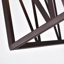 Load image into Gallery viewer, RADIANCE goods Industrial 4 Light Bronze Inverted Ceiling Pendant 14" Wide