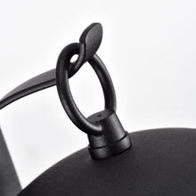 Load image into Gallery viewer, RADIANCE goods Transitional 1 Light Textured Black Outdoor Wall Sconce 11" Height