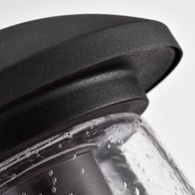 Load image into Gallery viewer, RADIANCE goods Transitional 1 Light Textured Black Outdoor Wall Sconce 11" Height