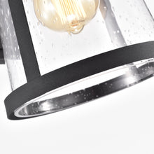 Load image into Gallery viewer, RADIANCE goods Transitional 1 Light Textured Black Outdoor Wall Sconce 12" Height