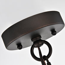 Load image into Gallery viewer, RADIANCE goods Transitional 3 Light Rubbed Bronze Ceiling Pendant 14" Width