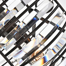 Load image into Gallery viewer, RADIANCE goods Transitional 3 Light Rubbed Bronze Ceiling Pendant 14" Width