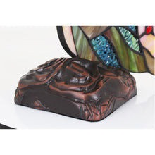 Load image into Gallery viewer, RADIANCE goods Tiffany-Style 1 Light Butterfly Accent Table Lamp 10" Tall