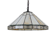 Load image into Gallery viewer, RADIANCE goods Mission-Style 2 Light Inverted Ceiling Pendent 18" Shade
