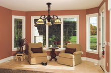 Load image into Gallery viewer, RADIANCE goods Mission Tiffany-style Blackish Bronze 3 Light Mini Chandelier 21" Wide