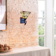 Load image into Gallery viewer, RADIANCE goods Mission Tiffany-style Blackish Bronze 1 Light Wall Sconce 6" Wide