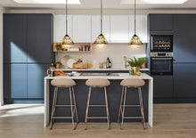 Load image into Gallery viewer, RADIANCE goods Mission-Style Blackish Bronze 1-Light Mini-Pendant 8" Shade